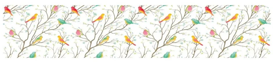 Стикер за прозорец 200x40 cm Birds in the Forest - Ambiance