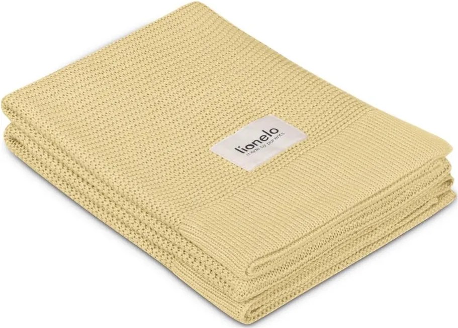 Lionelo - бамбуково одеяло BAMBOO BLANKET 75x100 cm лимонено жълто