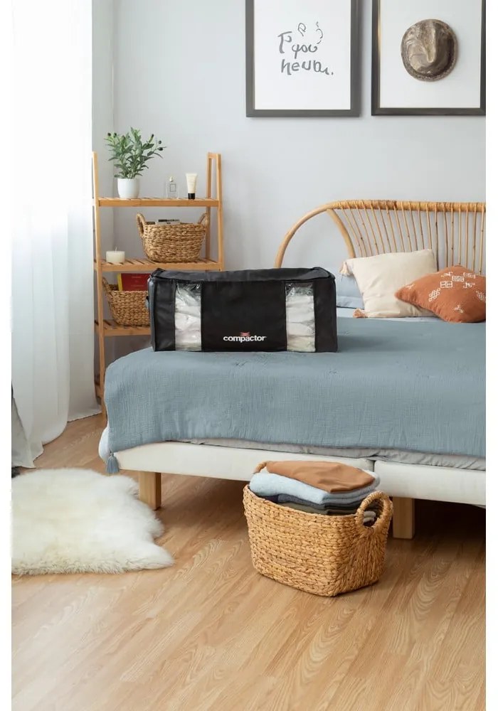 Черна кутия за съхранение с вакуумна опаковка Black Edition, обем 210 л - Compactor