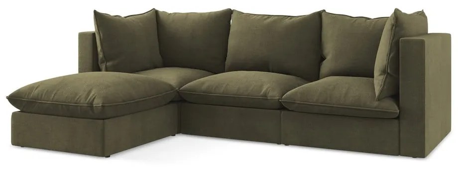 Ъглов диван в цвят каки (ляв ъгъл) Manao – Makamii