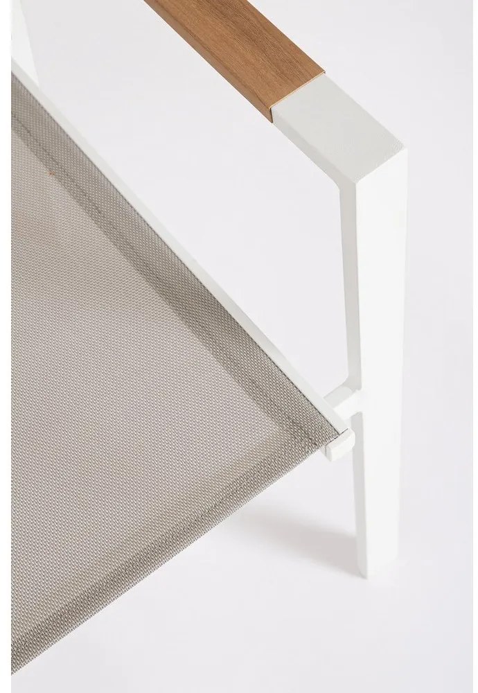 Бял метален градински стол Heta – Bizzotto