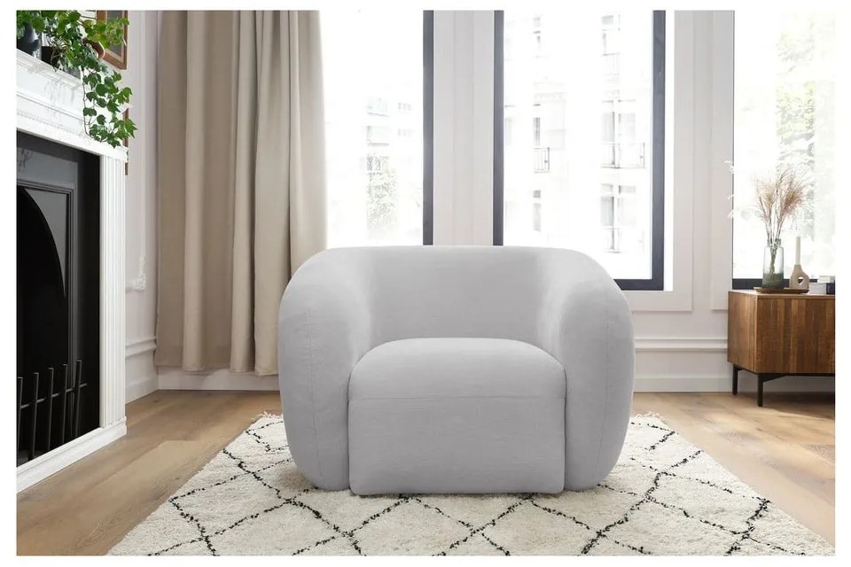 Сиво кресло Celine – Bobochic Paris