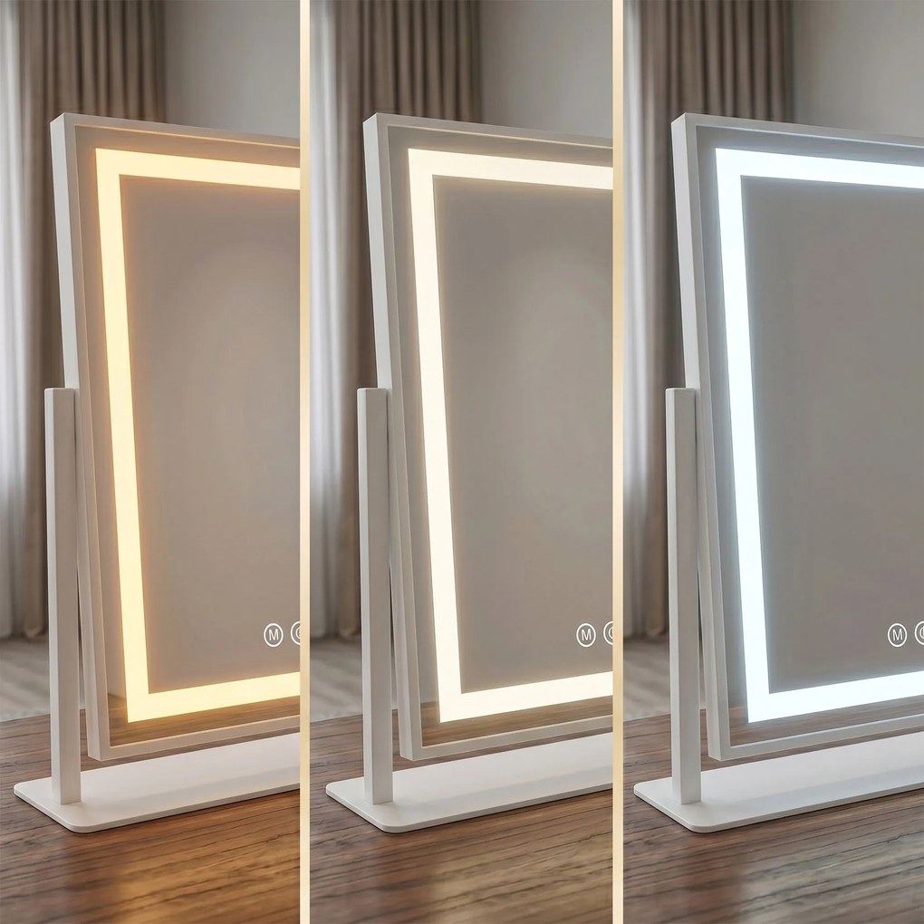 Огледало LED LUMI White 30x40cm