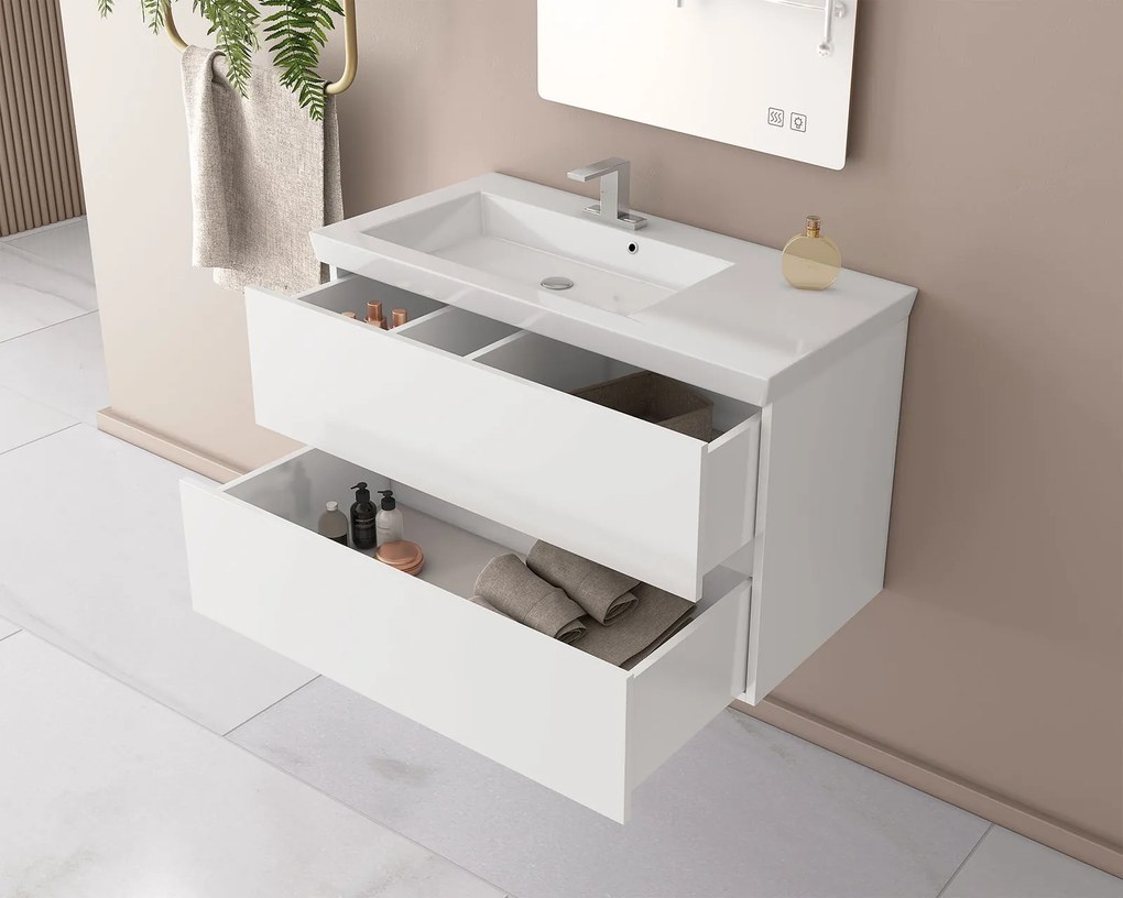 Висяща пейка Drop Luxus 85-White