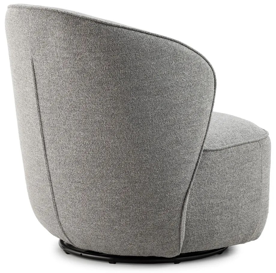 Светлосиво въртящо се кресло Edna – MOME