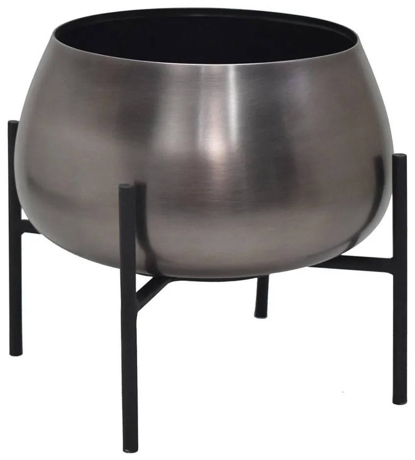 Eglo 428006 - Декоративен контейнер SAKATA 21x24 см черен