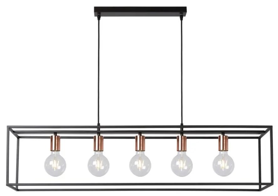 Lucide 08424/05/30 - Висяща лампа ARTHUR 5xE27/60W/230V