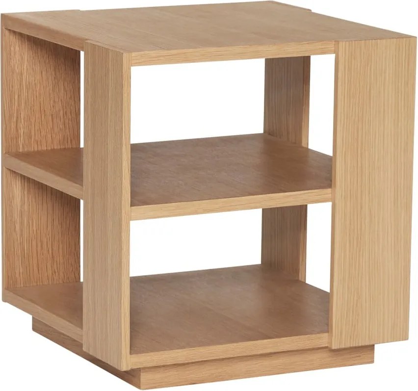 Странична масичка от декор от дъб 37x37 cm Merge – Hübsch