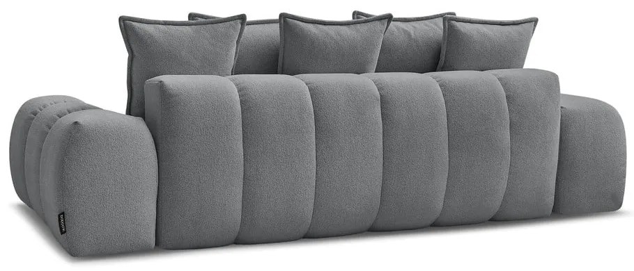 Тъмносив шенилов диван 278 cm Everest – Bobochic Paris