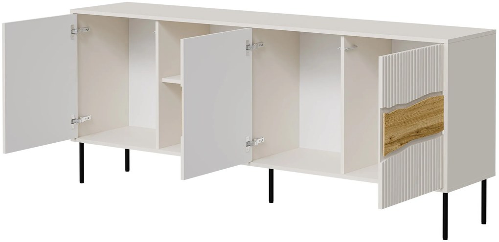 Буфет Inserto 190 3D1W-Черно