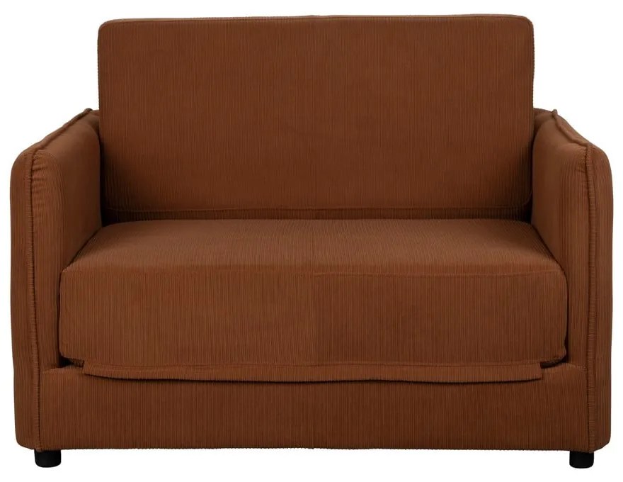 Оранжево-кафяво кресло Jopie – White Label