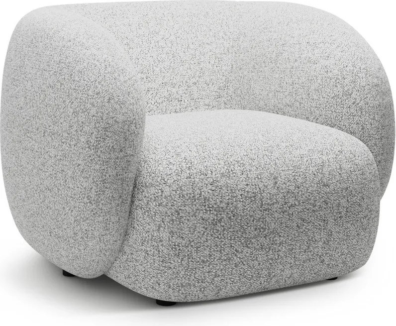 Светлосиво кресло Kate – Micadoni