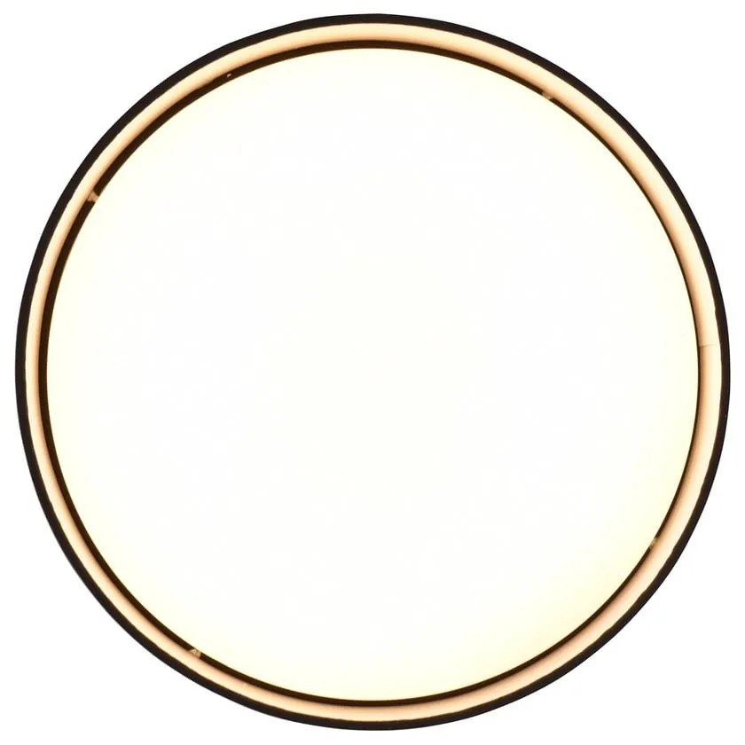 Черно LED осветително тяло за таван ø 30 cm Locarno - Reality