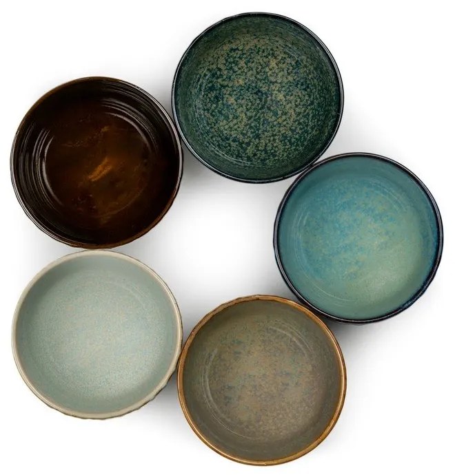 Порцеланови чаши в комплект от 5 бр. 200 ml Sara – Bredemeijer