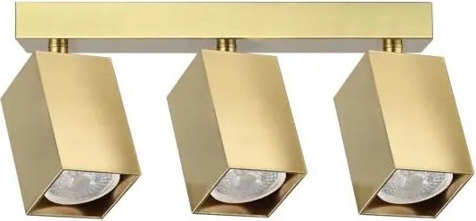 Ideal Lux - LED точково осветително тяло DYNAMITE 3xGU10/7W/230V CRI 90 месинг
