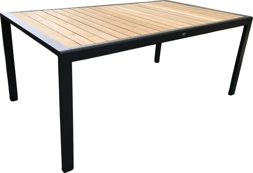 Сив метален градински комплект за хранене за 6 души Annecy – Rojaplast