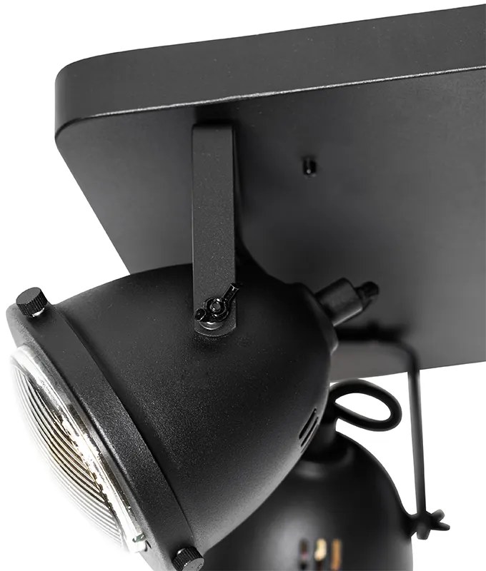 Индустриален прожектор черен 4-светлина - Emado