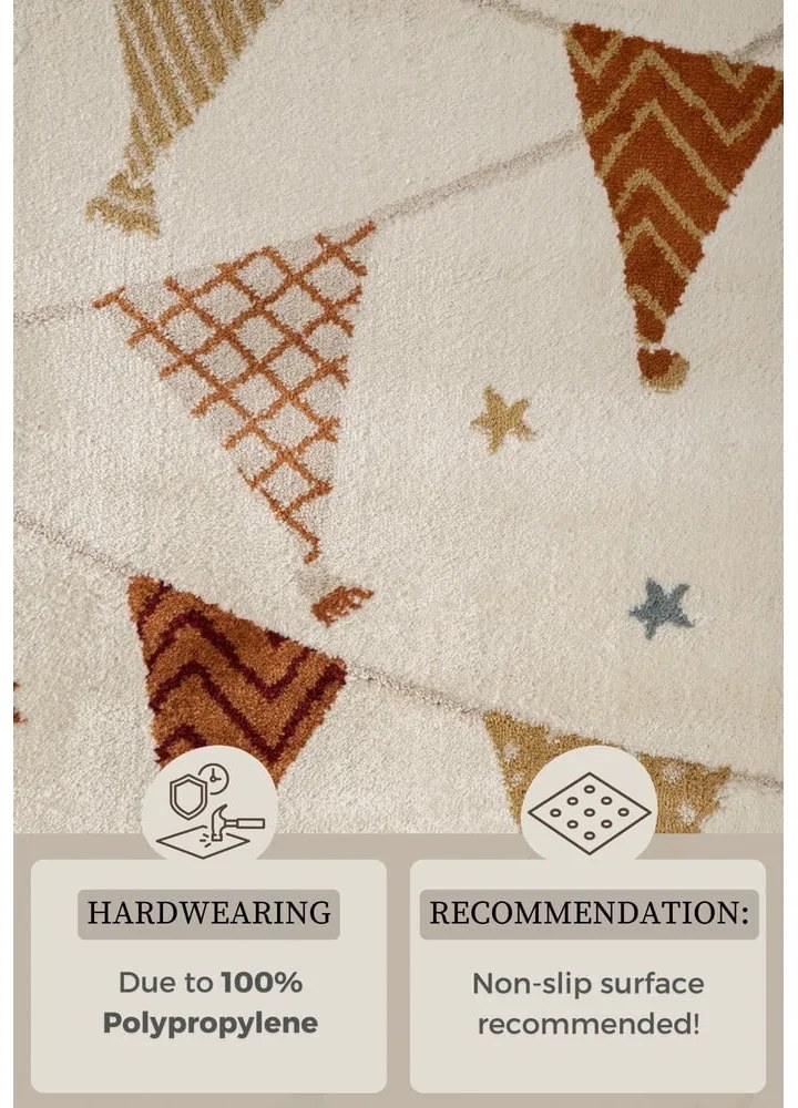 Кремав детски килим 120x170 cm Kids Party – Hanse Home