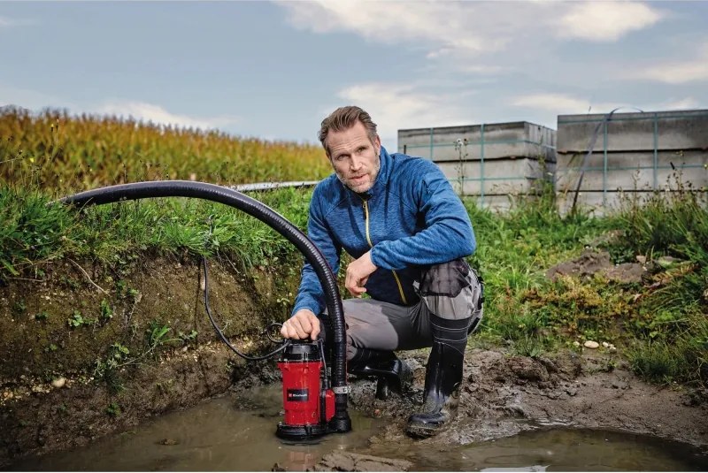 Електрическа потопяема дренажна помпа Einhell GE-DP 900 Cut, 900 W, 11.5 м, 16000 л/ч (4181550)