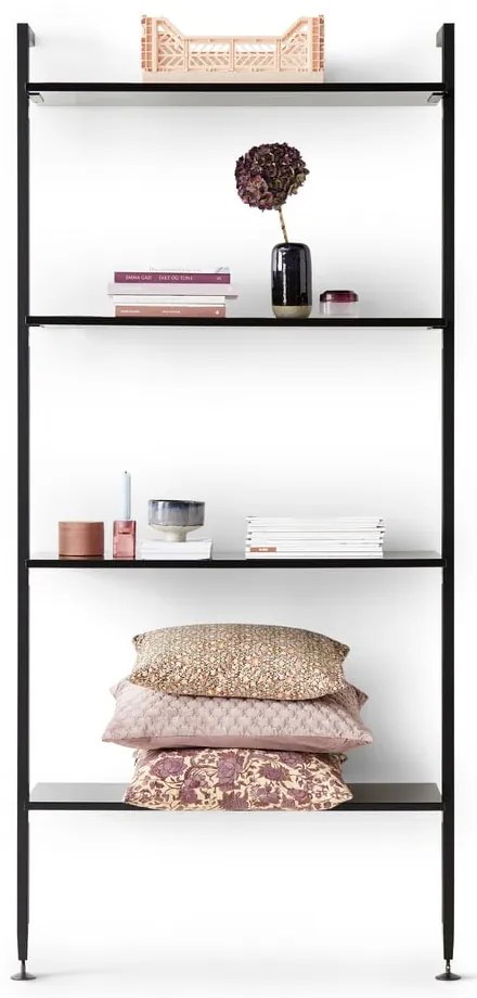 Черна етажерка за книги 94x210 cm Edge by Hammel - Hammel Furniture