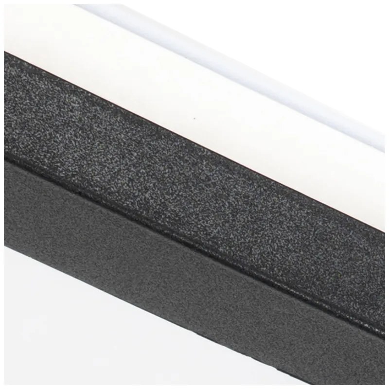 Таванна лампа черна 30 см с LED 3-степенна димируема IP44 - Steve