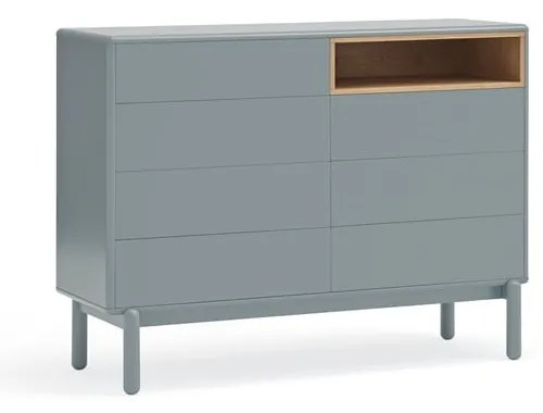 Син/сив нисък скрин 120x90 cm Corvo – Teulat