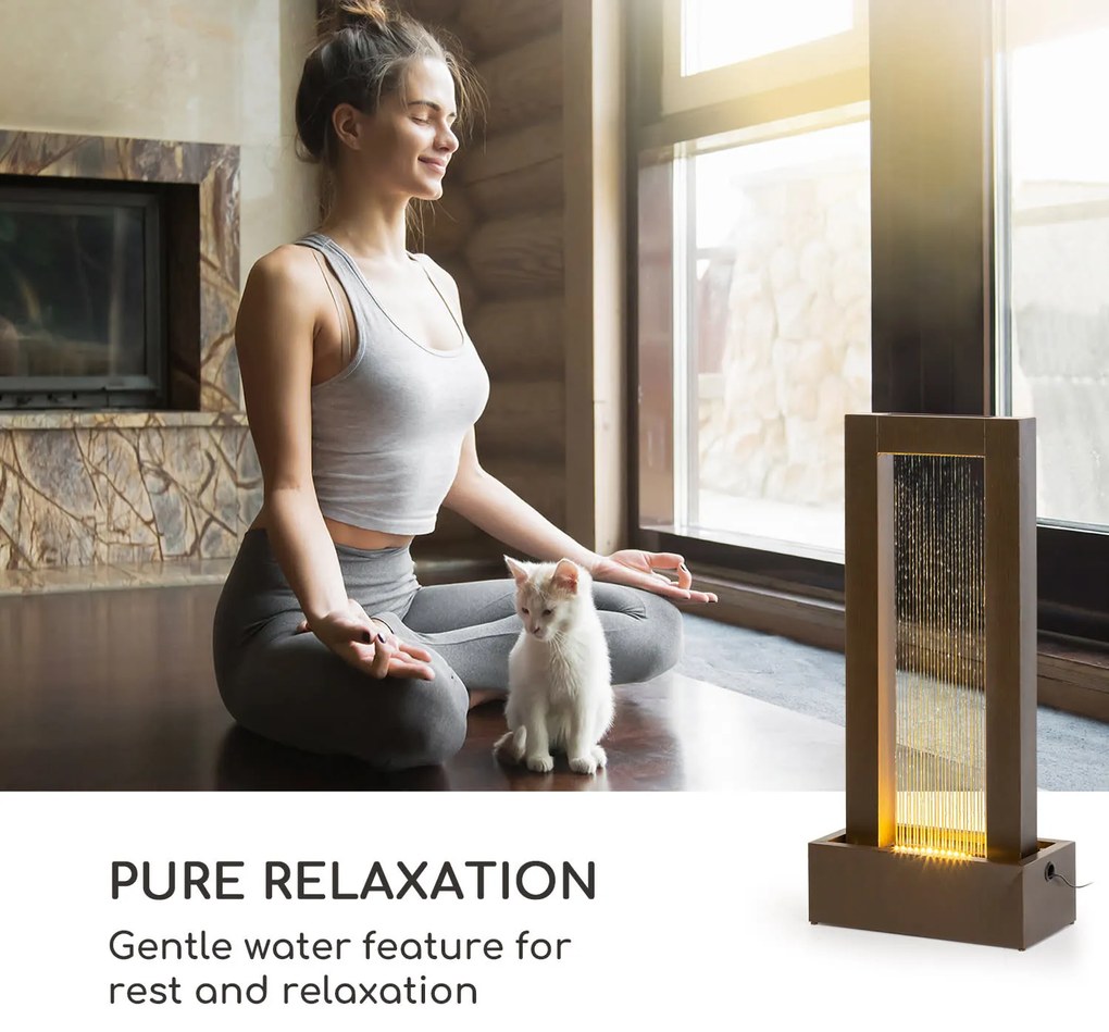 Blumfeldt Skyriver, градински фонтан, вътрешен фонтан, вътрешна и външна среда, LED, 10 м кабел