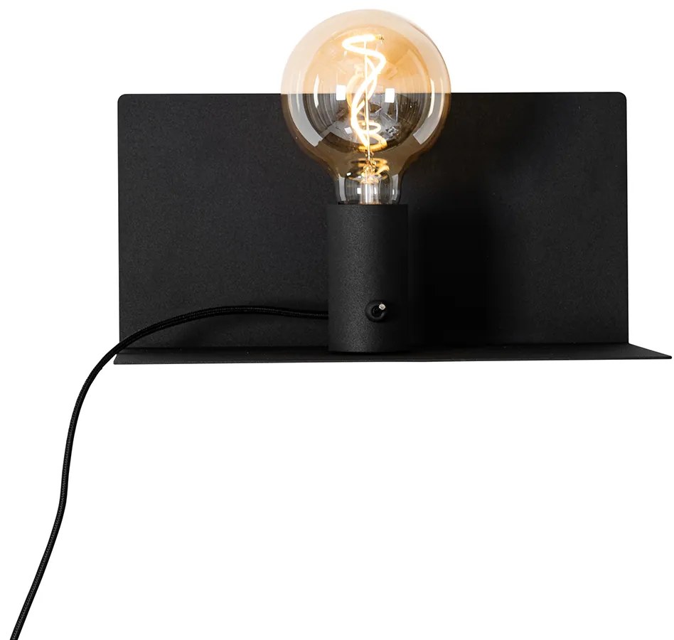 Модерна стенна лампа черна магнитна регулируема - Muro