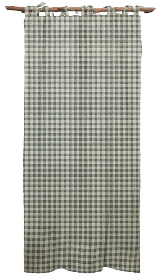 Зелена завеса Cortina Hogar Green Vichy - Really Nice Things