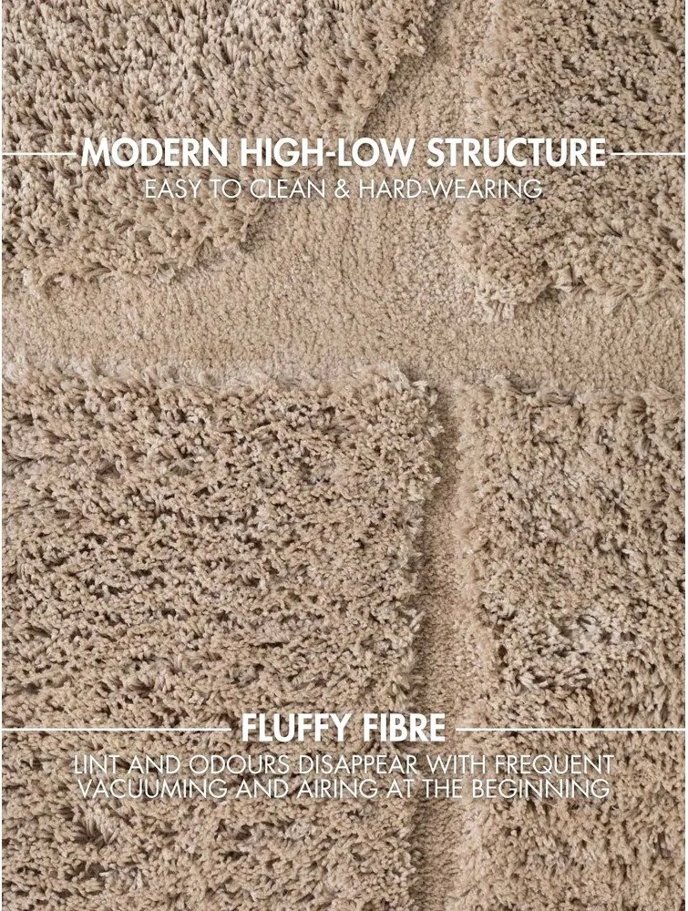 Бежов ръчно изработен килим 160x230 cm Lambeth Jasper – Ted Baker