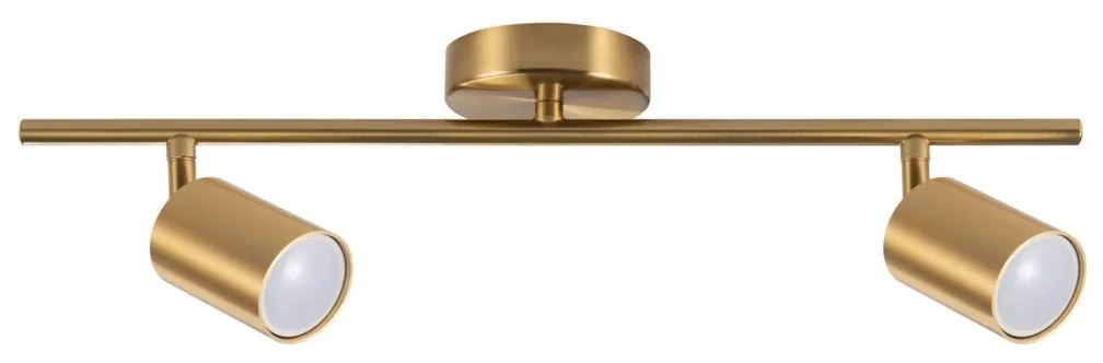 LED RGBW димируемо точково осветително тяло GOLDI 2xGU10/6,5W/230V златисто