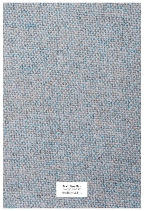 Трапезен стол от масивна дъбова дървесина със синьо-сива седалка Muna - Gazzda