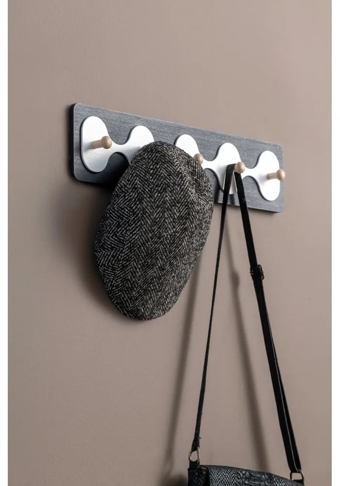 Черна стенна закачалка 48 cm Rizar – PT LIVING