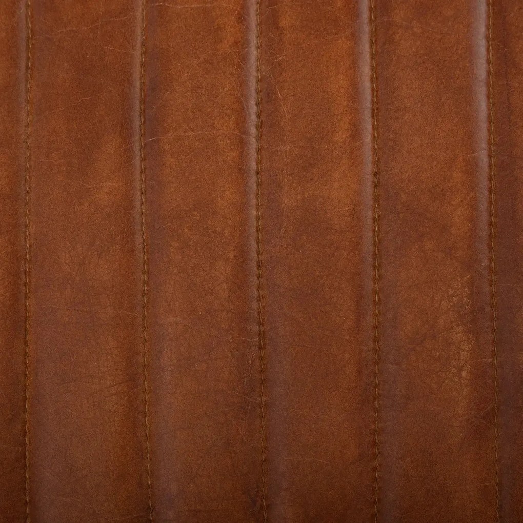 Бар стол atmosphera Dario, Биволска кожа - Черен