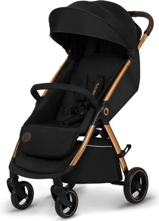 Lionelo - Бебешка количка INGRID черна