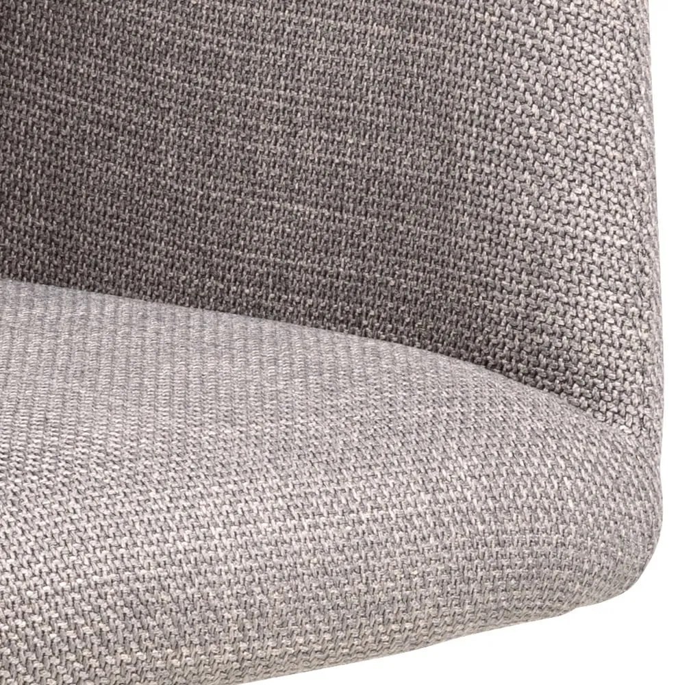 Сиви тапицирани трапезни столове в комплект 2 бр. Laura – Actona