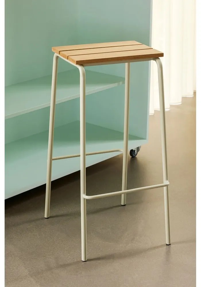 Бежови/в естествен цвят бар столове в комплект 2 бр. (височина на седалката 76 cm) Stilt – Hübsch