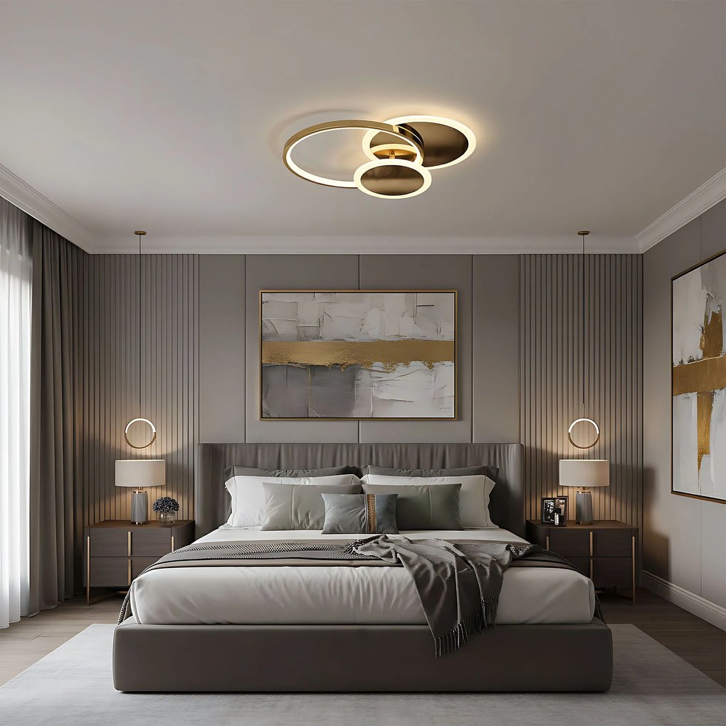 Плафон APP1710-C Gold LED