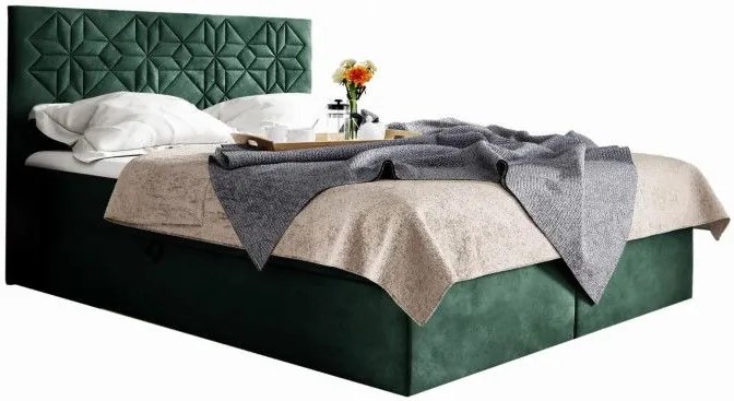 Тапицирано легло Box 1-Prasino-200 x 200