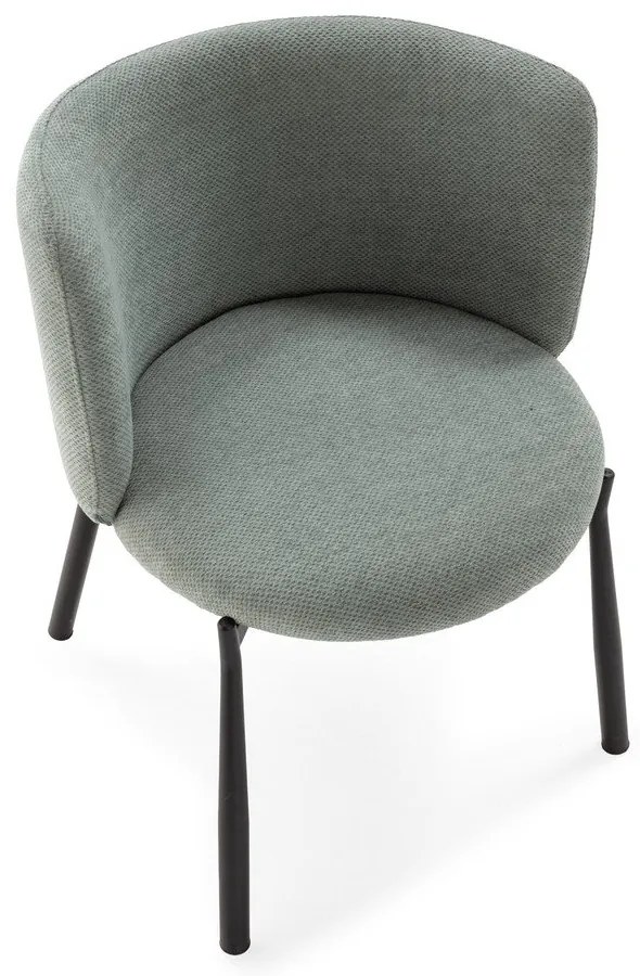 Тапицирани трапезни столове в комплект 2 бр. в цвят мента Ginny – MOME