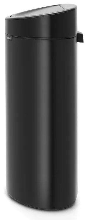Матово-черно стоманено кошче за боклук, отваряне с докосване 40 l Touch Bin – Brabantia