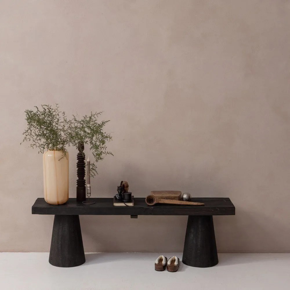 Тъмнокафява пейка Clyde – WOOOD