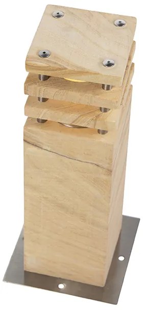 Модерна подова лампа за външен монтаж пясъчник 40 см - Grumpy