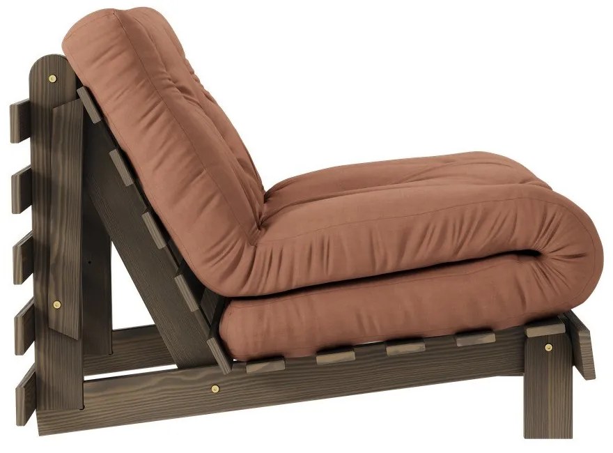 Фотьойл в оранжево-меден цвят Roots - Karup Design