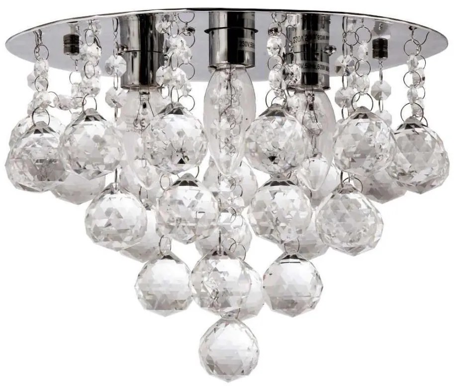 Плафон 3xE14/60W/230V за таванен монтаж