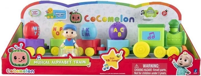Cocomelon - Музикално Влакче Азбука с Фигура JJ CMW0179
