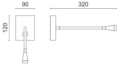 Аплика LED 5855