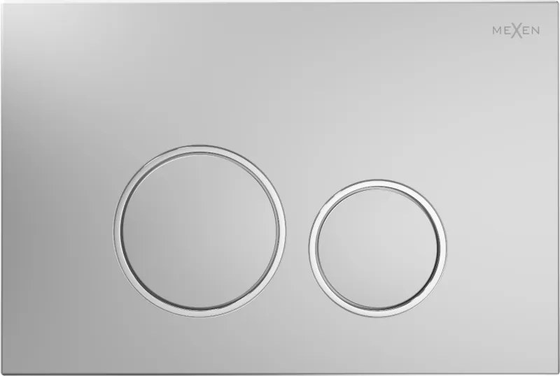 Mexen Fenix Air 05 пневматичен бутон за измиване, матов хром - 6A0502