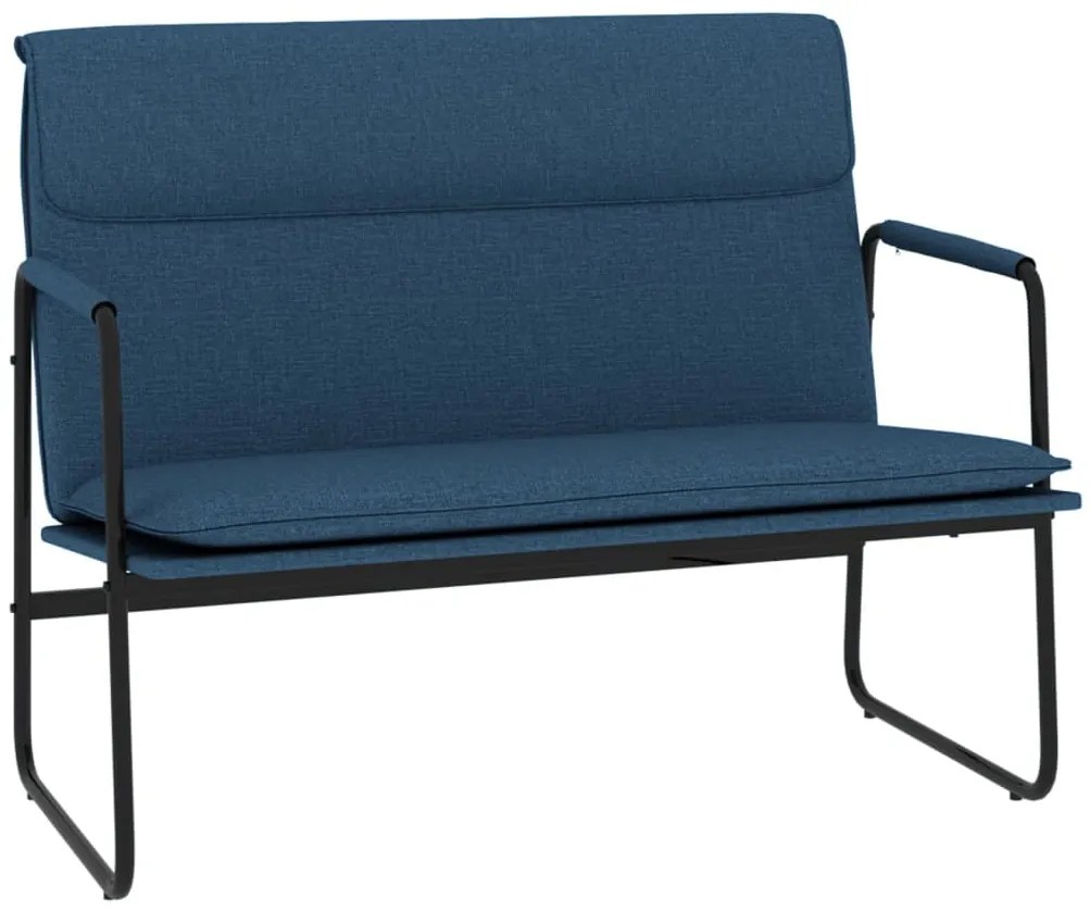 351358 vidaXL Пейка, синя, 100x64x80 см, плат