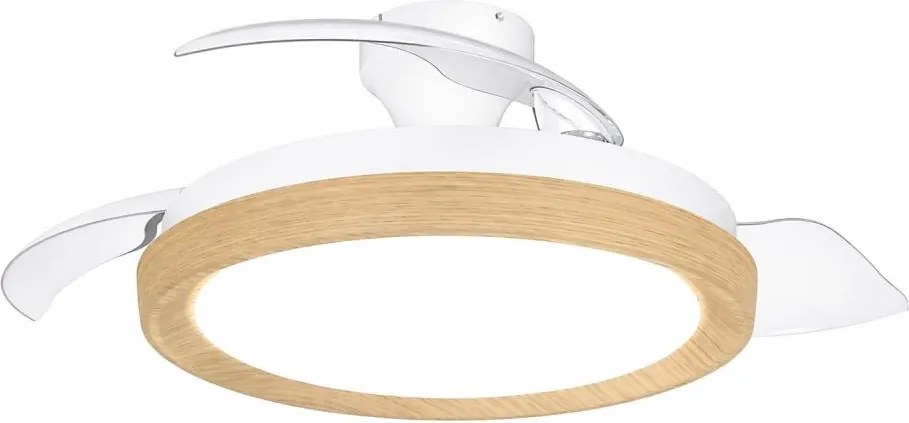 Philips - Димируемо LED таванно осветително тяло с вентилатор BLISS LED/35W/230V кафяво + дистанционно управление